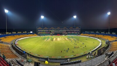 Gwalior: View of the Shrimant Madhavrao Scindia Cricket Stadium ahead of the first T20I match between India and Bangladesh (PTI) Gwalior: View of the Shrimant Madhavrao Scindia Cricket Stadium ahead of the first T20I match between India and Bangladesh (PTI)