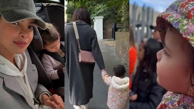 Priyanka Chopra shared glimpses from her stay in the UK with her daughter Malti Marie Chopra Jonas. Priyanka Chopra shared glimpses from her stay in the UK with her daughter Malti Marie Chopra Jonas.