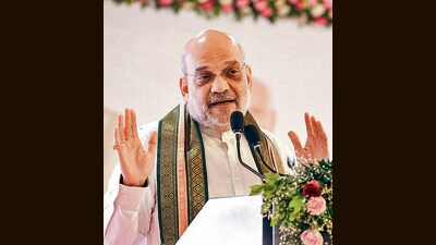 Prominent Islamic scholars and preachers of J&K and Ladakh, including Mirwaiz Umar Farooq, on Sunday wrote to Union home minister Amit Shah calling for immediate action against remarks threatening communal harmony by Yati Narsinghanand. (ANI File)