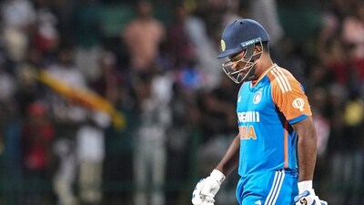 India's Sanju Samson has scored 444 runs in 30 T20Is at an underwhelming average of 19.30. (PTI) India's Sanju Samson has scored 444 runs in 30 T20Is at an underwhelming average of 19.30. (PTI)