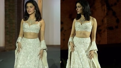 Shraddha Kapoor walked the ramp at a Delhi event. Shraddha Kapoor walked the ramp at a Delhi event.