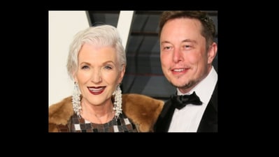 Elon Musk with his mother Maye Musk. (Twitter) Elon Musk with his mother Maye Musk. (Twitter)