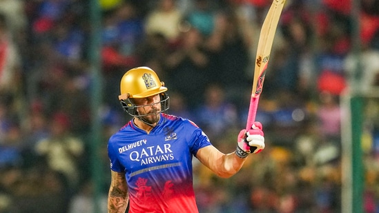 Faf du Plessis captained RCB in an impressive 2024 season. (PTI)
