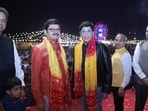 Aasif Sheikh and Rohitashv Goud at Lav Kush Ramlila.