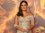 Kareena Kapoor attends the Singham Again trailer launch event. 