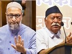 AIMIM chief Asaduddin Owaisi and RSS chief Mohan Bhagwat AIMIM chief Asaduddin Owaisi and RSS chief Mohan Bhagwat