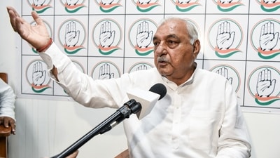 Former Haryana Chief Minister and Congress leader Bhupinder Singh Hooda. (ANI) Former Haryana Chief Minister and Congress leader Bhupinder Singh Hooda. (ANI)