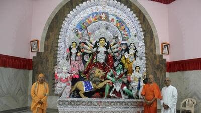 Durga Puja will be celebrated by the Ramakrishna Math in Lucknow from Tuesday. (SOURCED IMAGE ) Durga Puja will be celebrated by the Ramakrishna Math in Lucknow from Tuesday. (SOURCED IMAGE )