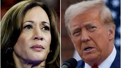 U.S. Vice President Kamala Harris in Milwaukee, and former U.S. President Donald Trump in Bedminster, REUTERS/Marco Bello, Jeenah Moon/File Photo (REUTERS) U.S. Vice President Kamala Harris in Milwaukee, and former U.S. President Donald Trump in Bedminster, REUTERS/Marco Bello, Jeenah Moon/File Photo (REUTERS)