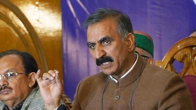 Himachal CM Sukhvinder Singh Sukhu (HT Photo)