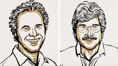 Victor Ambros (L) and Gary Ruvkun won the Nobel Prize in Physiology or Medicine 2024