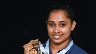 Karmakar finished fourth in the vault event at Rio 2016 with an overall score of 15.066. (PTI)