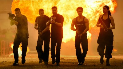 Singham Again stars Ajay Devgn, Ranveer Singh, Deepika Padukone, Akshay Kumar, Tiger Shroff, Kareena Kapoor, and Arjun Kapoor Singham Again stars Ajay Devgn, Ranveer Singh, Deepika Padukone, Akshay Kumar, Tiger Shroff, Kareena Kapoor, and Arjun Kapoor