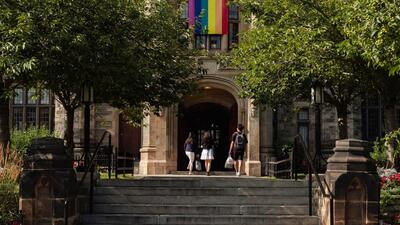 Students at the University of Toronto campus, Toronto, Canada. New Immigration laws drastically reduce foreign students in Canada. (Bloomberg) Students at the University of Toronto campus, Toronto, Canada. New Immigration laws drastically reduce foreign students in Canada. (Bloomberg)