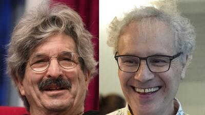 This photo combo shows 2024 Nobel Prize winners in physiology or medicine Gary Ruvkun, American molecular biologist, left, and Victor Ambros, professor of natural science at the University of Massachusetts Medical School, on Monday. (AP) This photo combo shows 2024 Nobel Prize winners in physiology or medicine Gary Ruvkun, American molecular biologist, left, and Victor Ambros, professor of natural science at the University of Massachusetts Medical School, on Monday. (AP)