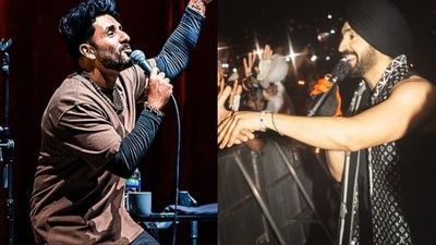 Vir Das and Diljit Dosanjh have been holding shows abroad for some time now. Vir Das and Diljit Dosanjh have been holding shows abroad for some time now.