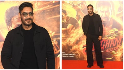 Ajay Devgn is the lead of the movie, playing Bajirao Singham once again. Ajay Devgn is the lead of the movie, playing Bajirao Singham once again.