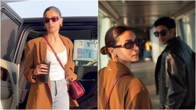 Alia Bhatt travels to Delhi for Jigra promotions. Alia Bhatt travels to Delhi for Jigra promotions.