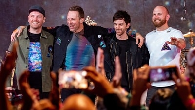 The members of band Coldplay The members of band Coldplay