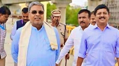 Karnataka CM Siddaramaiah and Karnataka Urban Development Minister Byrathi Suresh. Karnataka CM Siddaramaiah and Karnataka Urban Development Minister Byrathi Suresh.