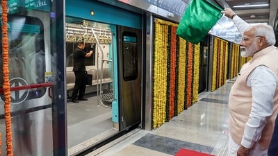 Mumbai Metro Line 3 opens for public today Mumbai Metro Line 3 opens for public today