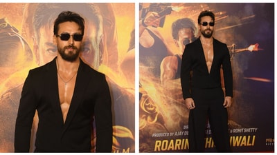 Tiger Shroff also joins the Rohit Shetty cop universe. Tiger Shroff also joins the Rohit Shetty cop universe. 