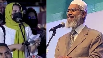 A girl, identified herself as a Pashtun, asked Zakir Naik why issues such as paedophilia, adultery, and drug addiction persist in her region, despite its strictly religious nature. A girl, identified herself as a Pashtun, asked Zakir Naik why issues such as paedophilia, adultery, and drug addiction persist in her region, despite its strictly religious nature.