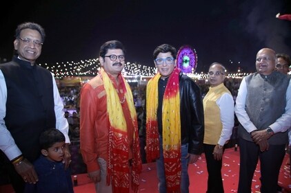 Aasif Sheikh and Rohitashv Goud at Lav Kush Ramleela. Aasif Sheikh and Rohitashv Goud at Lav Kush Ramleela.