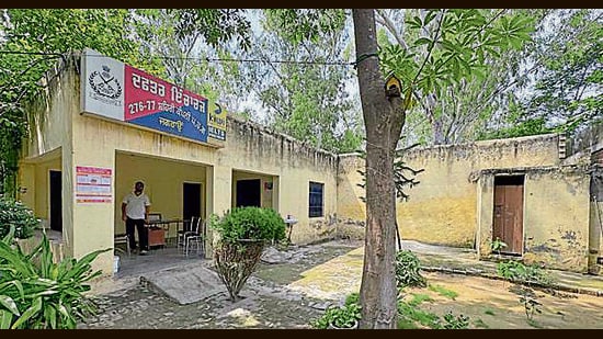 Home guards have been using three rooms at the Government Primary Smart School in Jagraon as office since 2018. (HT Photo)