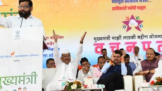 The event was attended by chief minister Ekanth Shinde and his two deputies, Devendra Fadnavis and Ajit Pawar