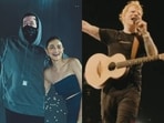 Alan Walker and Alia Bhatt (L); Ed Sheeran (R) Alan Walker and Alia Bhatt (L); Ed Sheeran (R)