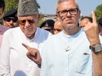 Omar Abdullah won theBudgam seat by 18,485 votes. (PTI) Omar Abdullah won theBudgam seat by 18,485 votes. (PTI)
