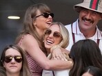 During the Chiefs-Saints game, Taylor Swift and Brittany Mahomes were seen hugging, quelling feud speculations. 
 (AP Photo/Kirsty Wigglesworth)