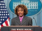 Karine Jean-Pierre storms out after heated exchange with reporter over aid to Lebanon during hurricane season (REUTERS/Nathan Howard)