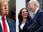 Donald Trump says Hurricane Helene victims are ‘being stood up’ by Joe Biden and Kamala Harris (AP Photo/Alex Brandon, AP Photo/Evan Vucci) Donald Trump says Hurricane Helene victims are ‘being stood up’ by Joe Biden and Kamala Harris (AP Photo/Alex Brandon, AP Photo/Evan Vucci)