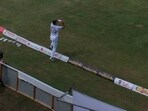 Woakes was off balance when he caught the ball the first time Woakes was off balance when he caught the ball the first time