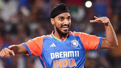 India's Arshdeep Singh celebrates the wicket during 1st T20I against Bangladesh. (BCCI - X) India's Arshdeep Singh celebrates the wicket during 1st T20I against Bangladesh. (BCCI - X)