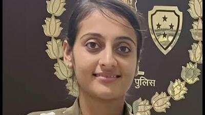 Bhiwadi SP Jyeshtha Maitrei said she had received information that her location was being traced by the staff of Bhiwadi cyber police (X/NeerajRajput_92) Bhiwadi SP Jyeshtha Maitrei said she had received information that her location was being traced by the staff of Bhiwadi cyber police (X/NeerajRajput_92)