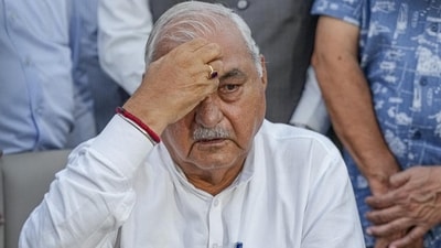 Former Haryana chief minister Bhupinder Singh Hooda. (PTI) Former Haryana chief minister Bhupinder Singh Hooda. (PTI)
