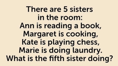 A riddle about five sisters engaged users online, sparking guesses about the fifth sister's activity. (X/@EdieBxgood)