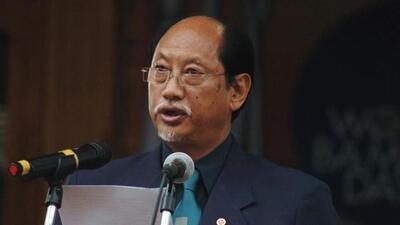 Nagaland chief minister Neiphiu Rio. Nagaland chief minister Neiphiu Rio.