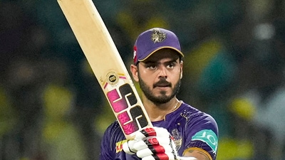 Nitish Rana has also led KKR in the past. (PTI)