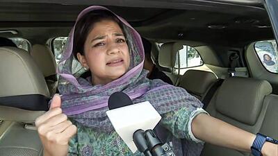 People's Democratic Party leader Iltija Mufti. (ANI Photo)
