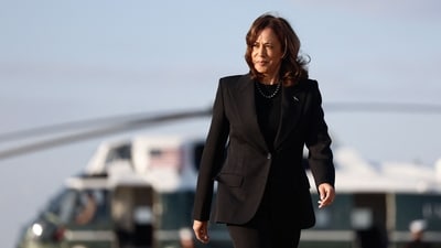 Kamala Harris' preferred weapon has been the subject of wide speculation ever since she revealed to television personality Oprah Winfrey that she owns a gun and would shoot anyone breaking into her home. (AFP) Kamala Harris' preferred weapon has been the subject of wide speculation ever since she revealed to television personality Oprah Winfrey that she owns a gun and would shoot anyone breaking into her home. (AFP)