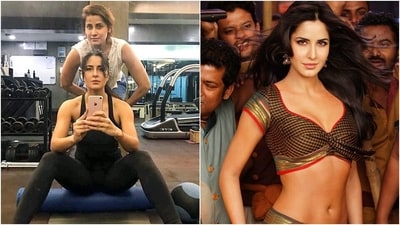 Pilates instructor Yasmin Karachiwala trained Katrina Kaif for Chikni Chameli. Pilates instructor Yasmin Karachiwala trained Katrina Kaif for Chikni Chameli.