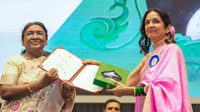 Actor Neena Gupta was named the Best Actress in a Supporting Role for her performance in Uunchai. (PTI) Actor Neena Gupta was named the Best Actress in a Supporting Role for her performance in Uunchai. (PTI)