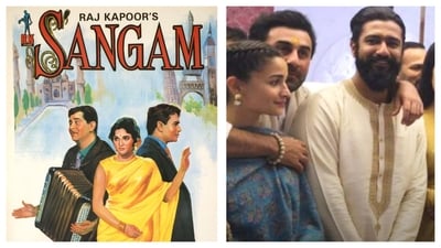 There have been rumours that Raj Kapoor's Sangam is being remade with Alia Bhatt, Ranbir Kapoor and Vicky Kaushal. There have been rumours that Raj Kapoor's Sangam is being remade with Alia Bhatt, Ranbir Kapoor and Vicky Kaushal.