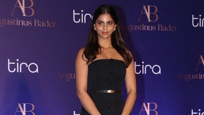 Suhana Khan attends an event in Mumbai. Suhana Khan attends an event in Mumbai.