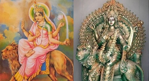 Navratri 2025 Day 6: The sixth day is dedicated to the worship of Maa Katyayani. (Photos: X, Wikipedia) Navratri 2025 Day 6: The sixth day is dedicated to the worship of Maa Katyayani. (Photos: X, Wikipedia)