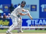 Kane Williamson watches the ball after playing a shot during the third day of the second Test cricket match between Sri Lanka and New Zealand Kane Williamson watches the ball after playing a shot during the third day of the second Test cricket match between Sri Lanka and New Zealand
